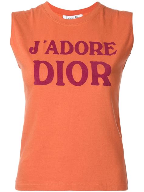 tee shirt dior orange